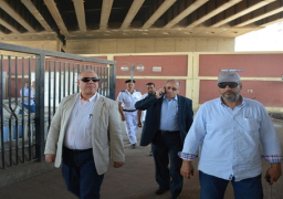 بالصور..الفضالي وصبره يتفقدان حركة الركاب والقطارات وأعمال تطوير وازدواج محطة المرج الجديدة