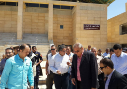 وزير الآثار ومحافظ المنيا يتفقدان مركز زوار تل العمارنة والمرسي السياحي