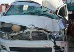 مصرع طبيبين من جامعة المنوفية وإصابة آخر فى حادث تصادم على الطريق الزراعي