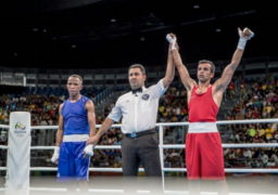 إقصاء الملاكم المغربي أشرف الخروبي من ثمن النهائي