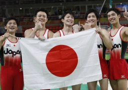 اليابان تنهي هيمنة الصين على منافسات الجمباز بالاولمبياد