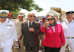 بالصور .. حملة مكبرة لرفع تعديات ورش النقل الثقيل بالبساتين