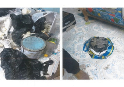 بالصور..قوات الأمن تستهدف مقراً للارهابية يحتوي عبوات تفجيرية وتصيب أحد كوادرها