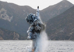 تجربة صاروخية لكوريا الشمالية تنتهى فى بحر اليابان