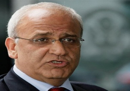 عريقات يؤكد ان استمرار المستوطنات تدمير لمبدأ الدولتين