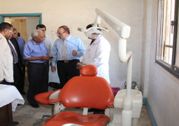 محافظ بني سويف يتابع أعمال تطوير المستشفى المركزي بمدينة إهناسيا