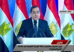 وزير البترول يؤكد ان مصر مؤهلة لإقامة صناعة بتروكيماويات ضخمة