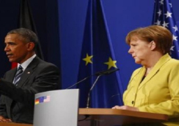 أوباما وميركل يدينان الضربات الجوية في حلب