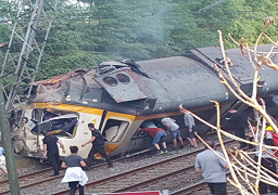 ارتفاع حصيلة ضحايا قطار إسبانيا إلى 51 قتيلا ومصابا