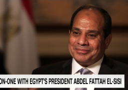 السيسي لـCNN: لو سمحنا بانتهاك حقوق الإنسان لما طالت مدة مكافحة الإرهاب بسيناء