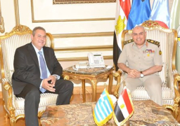 الفريق أول / صدقى صبحى يلتقى وزير الدفاع اليونانى