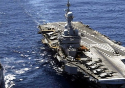 انطلاق أولى العمليات الجوية من حاملة الطائرات الفرنسية “شارل ديجول” ضد داعش بالعراق