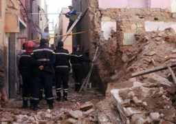 انهيار عقار بالزاوية الحمراء ووفاة مواطن