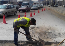 تحويلات مرورية لصيانة فواصل محور 26 يوليو