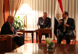 ترامب استطلع وجهة نظر السيسي ازاء قضايا المنطقة ودفع عملية السلام