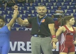 ريم مجدي تحقق برونزية العالم في المصارعة النسائية للناشئين