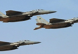 طائرات التحالف العربي تقصف مواقع تابعة لمليشيات الحوثيين وصالح في صنعاء