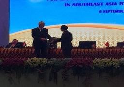 مصر توقع على وثيقة إنضمامها إلى معاهدة الصداقة والتعاون لرابطة الآسيان