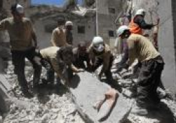 45 قتيل جراء القصف والاشتباكات في سوريا