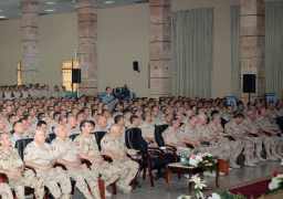 الفريق أول / صدقى صبحى يلتقى طلبة الكليات والمعاهد العسكرية عبر شبكة “الفيديو كونفرانس