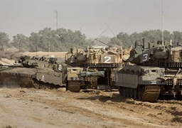 آليات الاحتلال تتوغل شرق مخيم “البريج” وسط قطاع غزة لليوم الثاني