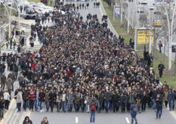 احتجاجات فى اسطنبول على إغلاق مؤسسة إعلامية كردية