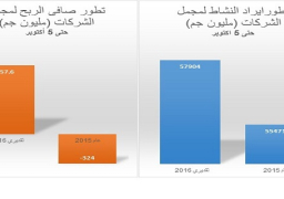 ارتفاع مؤشر ربحية شركات قطاع الأعمال في الأسبوع الأول من أكتوبر