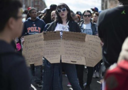 اعتقال محتجين بولاية أميركية