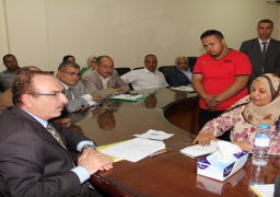 بالصور .. محافظ بني سويف يلتقي بالمواطنين في اللقاء المفتوح ويبحث مطالبهم مع التنفيذيين