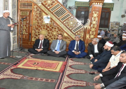 بالصور .. محافظة أسيوط تحتفل بليلة رأس السنة الهجرية بمسجد ناصر
