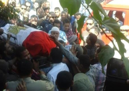 البحيرة تودع 3 من شهداء حادث سيناء في جنازات شعبية ورسمية