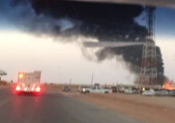 حريق في أحد خزانات النفط التابعة لـ”أرامكوا” السعودية