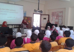 حملة بمدارس البحر الاحمر لرفع الوعي البيئي وترشيد استهلاك المياه