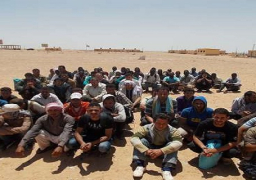 ضبط 60 بينهم 9 من السودان اثناء تسللهم الى ليبيا