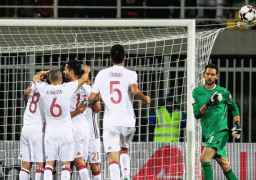 كوستا ونوليتو يقودان اسبانيا لفوز صعب في البانيا بتصفيات المونديال