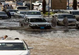 وفاة 12 شخصا وإصابة 43 آخرين في عدة محافظات بسبب الأمطار والسيول