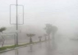 أمطار غزيرة علي الثغر واستمرار حركة الملاحة بوغازي الإسكندرية والدخيلة