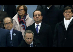 الرئيس الفرنسي يترأس مراسم إحياء الذكرى السنوية لهجمات باريس