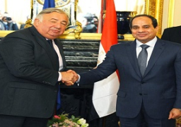 الرئيس السيسى يستقبل رئيس مجلس الشيوخ الفرنسى اليوم بالاتحادية