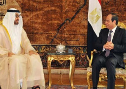 السيسي يستقبل ولي عهد أبوظبي ويؤكد خصوصية العلاقات المصرية الإمارتية
