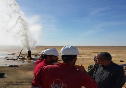 بالصور .. محافظ المنيا يتابع العمل في مشروع المليون ونصف فدان