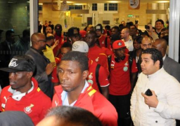 بعثة غانا تصل برج العرب اليوم استعدادا لمواجهة الفراعنة