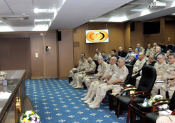 الفريق محمود حجازى يلتقى بأعضاء هيئة التدريس بكلية الطب للقوات المسلحة