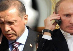 بوتين يبحث هاتفيا مع أردوغان الأزمة السورية والحرب على الإرهاب