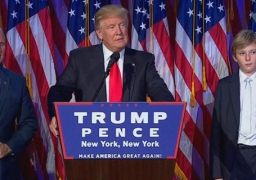 ترامب فى خطاب النصر : أتعهد بأن أكون رئيساً لجميع الأمريكيين