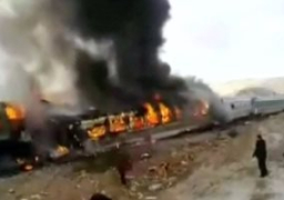 ارتفاع حصيلة ضحايا حادث تصادم قطارين في إيران إلى 143 قتيلا وجريح