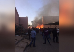 حريق في استوديو قناة الفراعين بمدينة الإنتاج الإعلامي