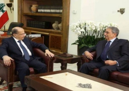 عمرو موسى يناقش تطورات الأوضاع مع الرئيس اللبناني