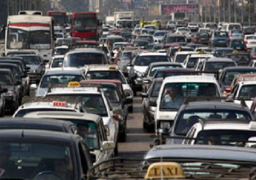 كثافات مرورية بمحور الشهيد والاوتوستراد واعلى كوبرى اكتوبر