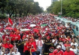 تظاهرات لدعم الوحدة الوطنية في إندونيسيا